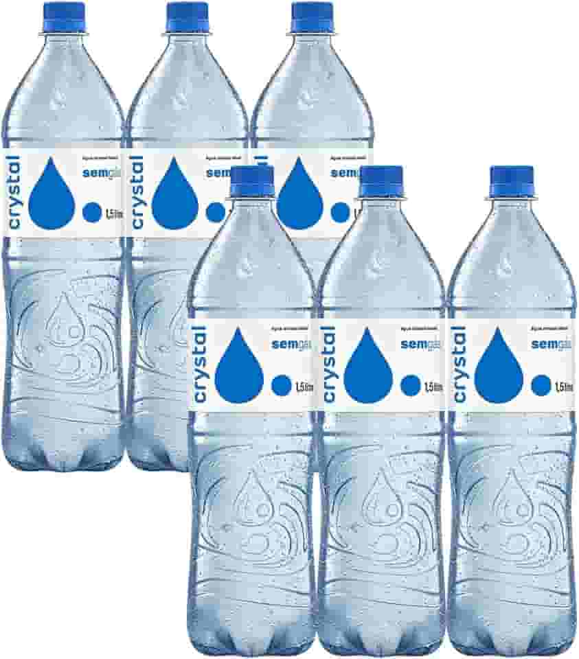 Água Crystal 1,5 Litros – Pack com 6 Unidades (Água Sem Gás Crystal 1,5 Litros – Pack com 6 Unidades)