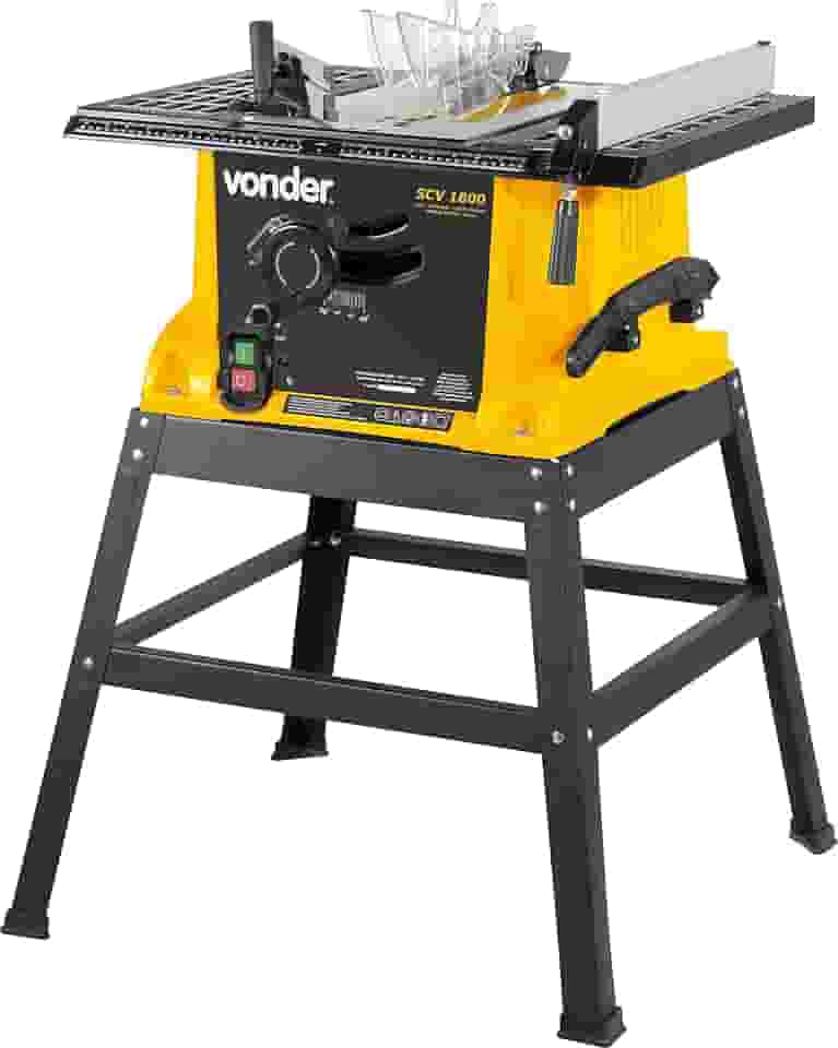 Vonder, Serra Circular Com Mesa, 10", 1.800 W, 127 V~, Scv 1800.