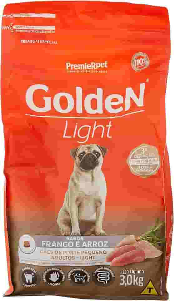 Premier Pet Ração Golden Fórmula Mini Bits Light Para Cães Adultos De Pequeno Porte Sabor Frango E Arroz 3Kg Para Todas Pequeno Adulto