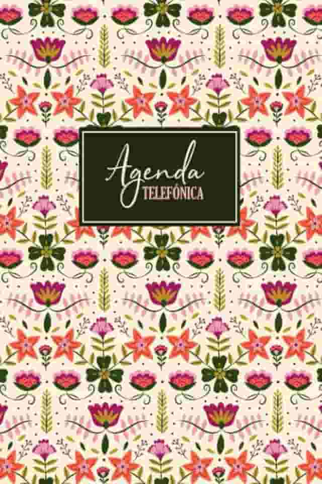 Agenda Telefónica: Organizador de Direcciones, Teléfonos y Emails | Encabezado alfabeto | Notebook con más de 400 espacios para guardar contactos