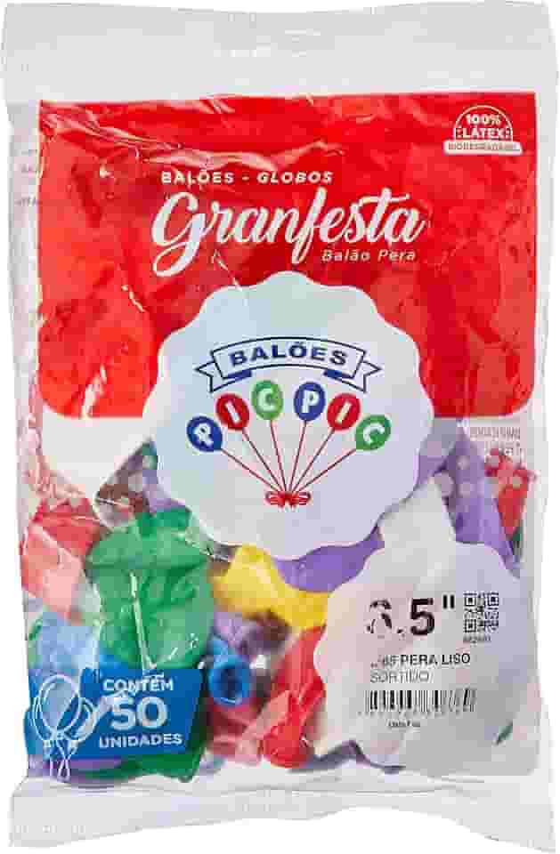 Balao Gran Festa N065 Misto - Pacote Com 50 Riberball