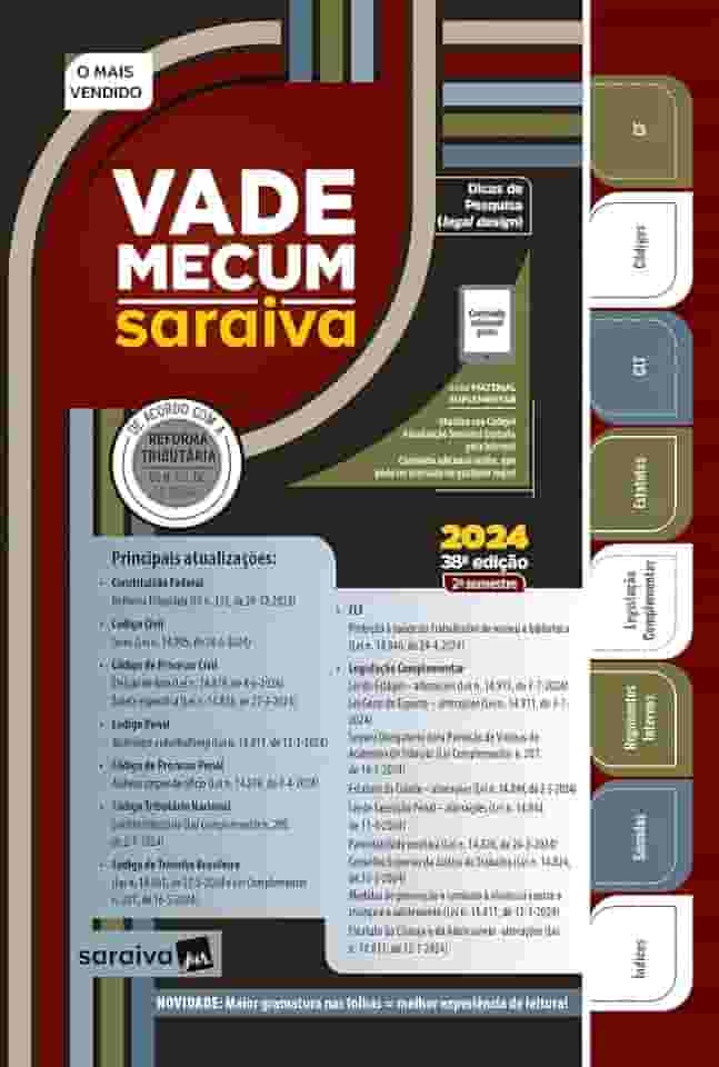 Vade Mecum Saraiva Tradicional - 38ª Edição 2024