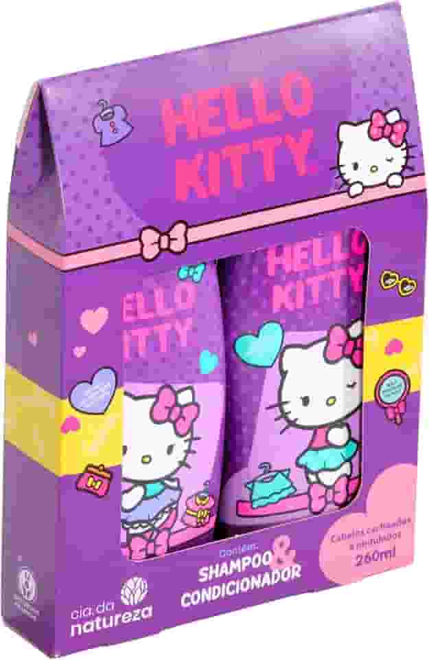 Cia Natureza Kit Hello Kitty 1Shampoo+1Condicionador Cachos 260Ml