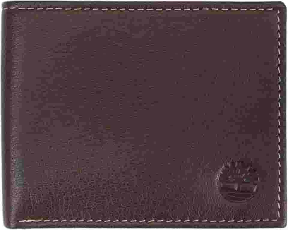 Carteira de couro masculina