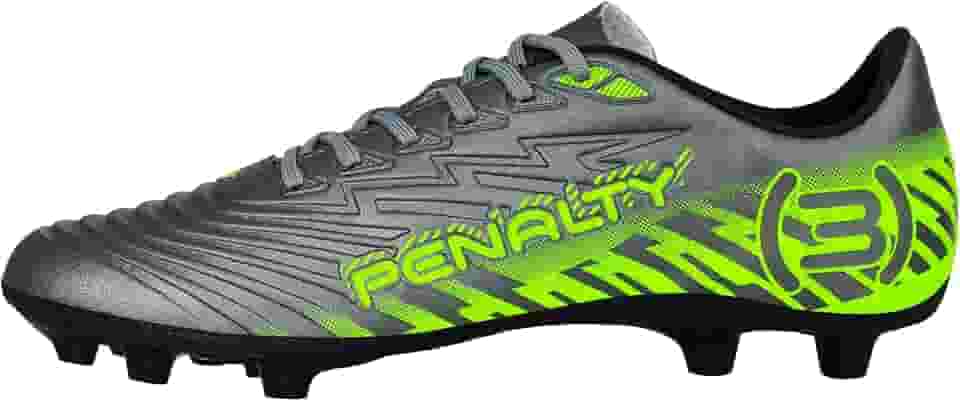 Chuteira Penalty Bravo Y-3 Campo Preta e Cinza