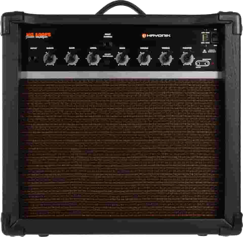 HAYONIK, Cubo de Guitarra C/Entrada Para Footswitch 100W RMS HG100FS