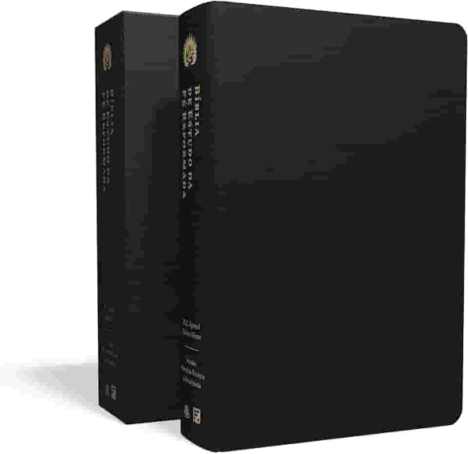 A Bíblia de Estudo da Fé Reformada: Capa Couro Legítimo Preto e Estojo
