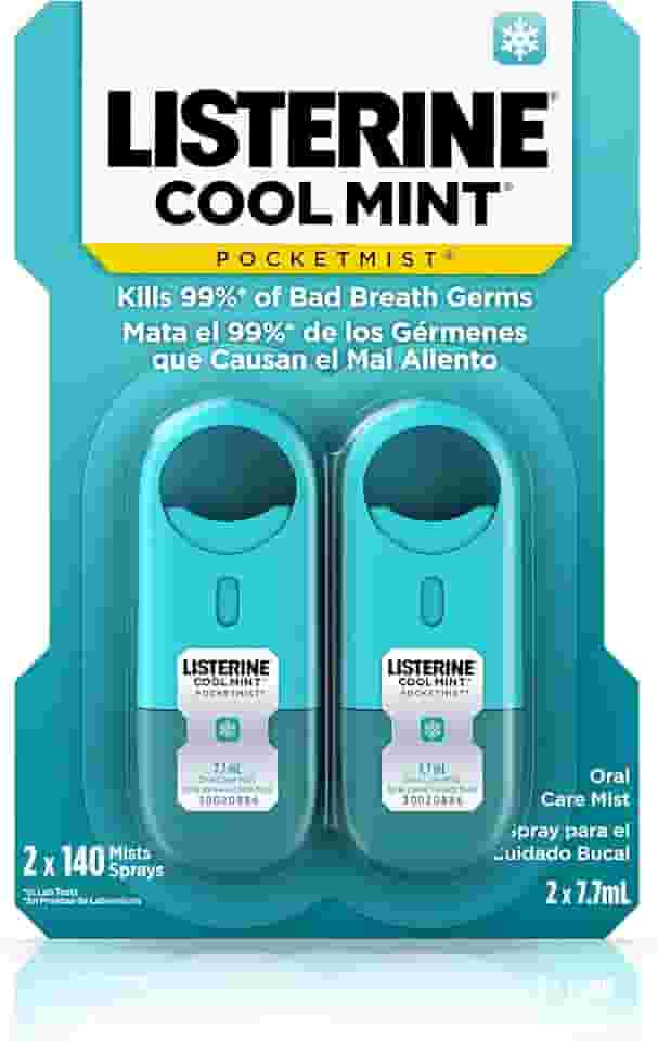 Listerine Pocketmist Cool Mint Para Carregar Na Bolsa/mochila