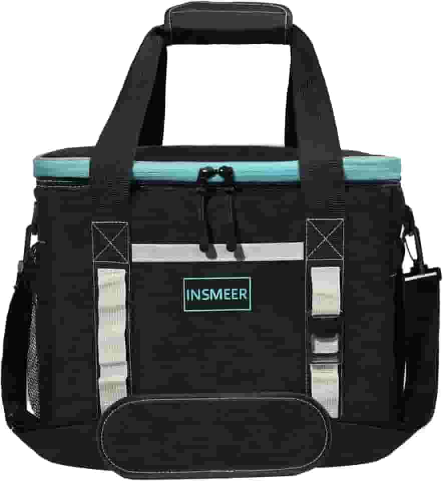 INSMEER Bolsa Térmica 25L/48L Grande, Impermeável, Cooler para Marmita, Caixa Térmica com Alça Desmontável - Ideal para Praia, Acampamento