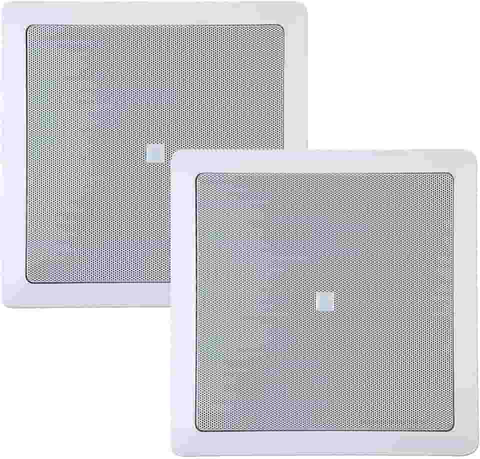 ARANDELA QUADRADA COAXIAL 6' 6CO1Q 25W RMS BRANCA PAR