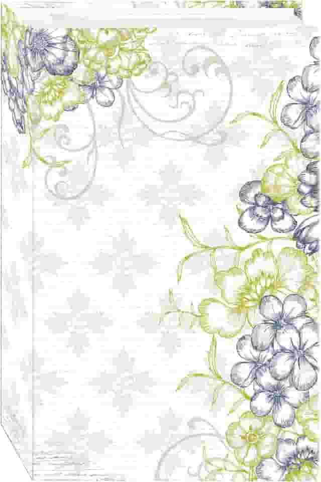 Álbum de fotos de 3 anéis com 504 compartimentos para fotos 10 x 15 cm, design Cobalt Breeze