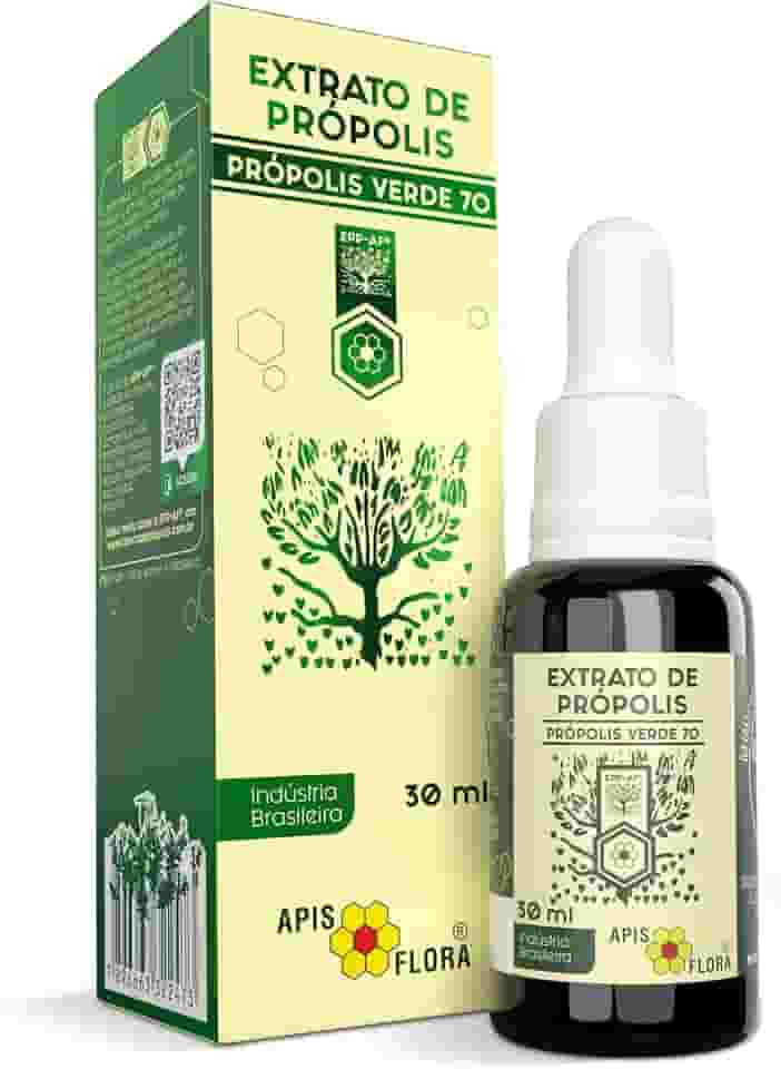 Apis Flora Extrato De Própolis Verde 70 - 30 Ml Linha Própolis