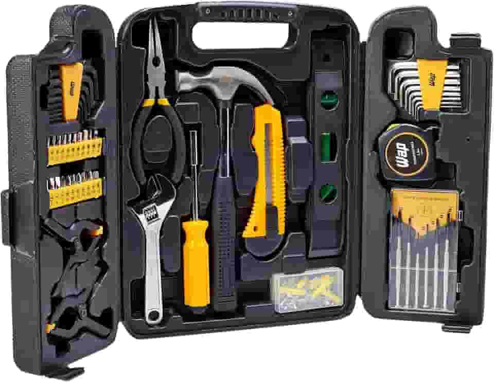 WAP Kit de Ferramentas Manuais MKF132 com 132 Peças e Maleta Organizadora
