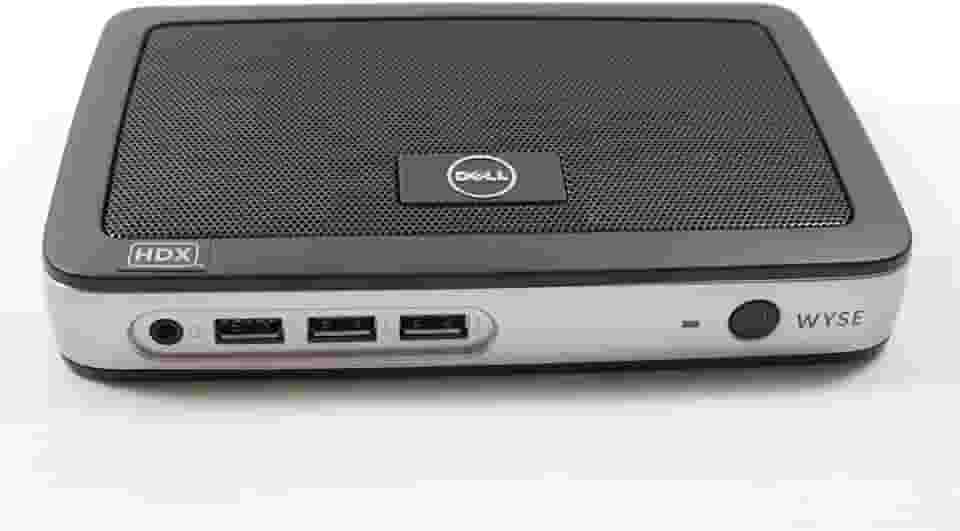 Dell Mini Desktop Wyse 8JD4W 3020, 2 GB de RAM, 4 GB de flash, preto/branco