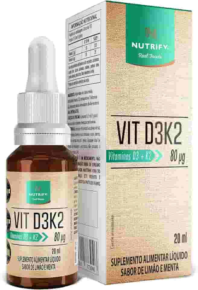 Nutrify – Vitamina D3 + K2 Líquida – 20ml