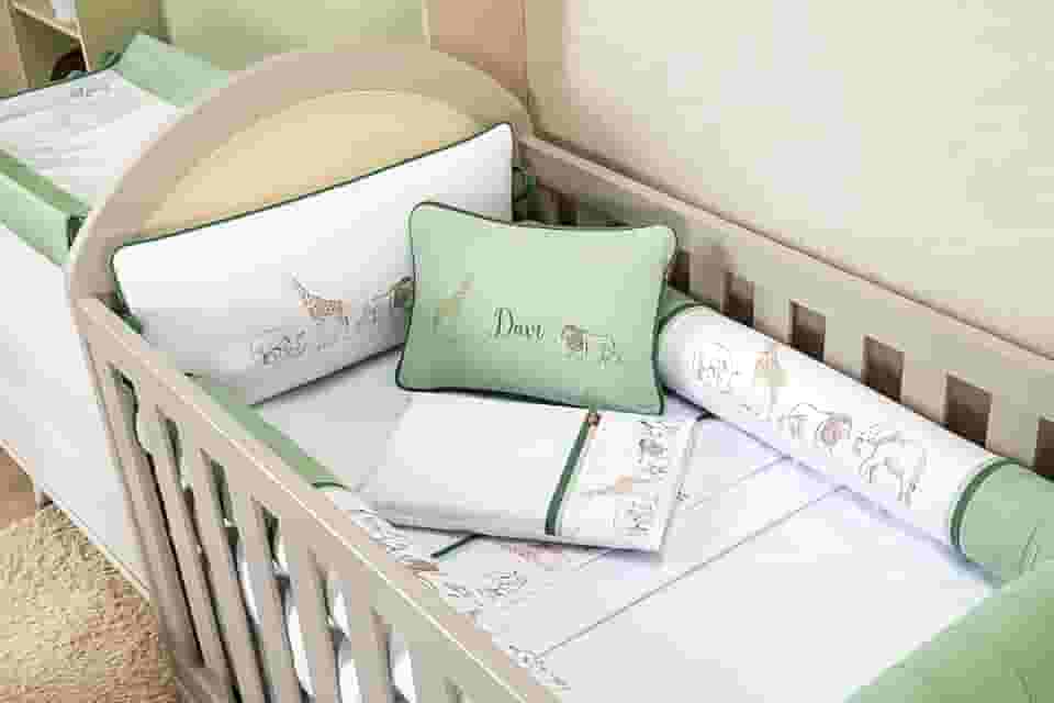 Kit Berço 07 Peças Selva