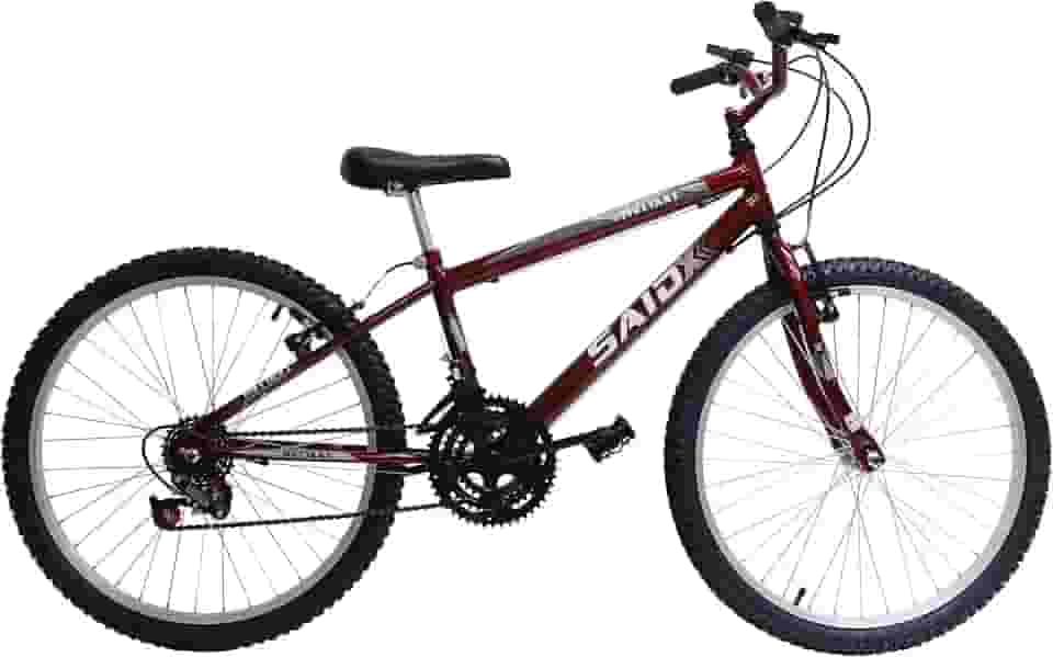 Bicicleta de Passeio Saidx Bike - Aro 24 de 18 Marchas - Freios V Brake
