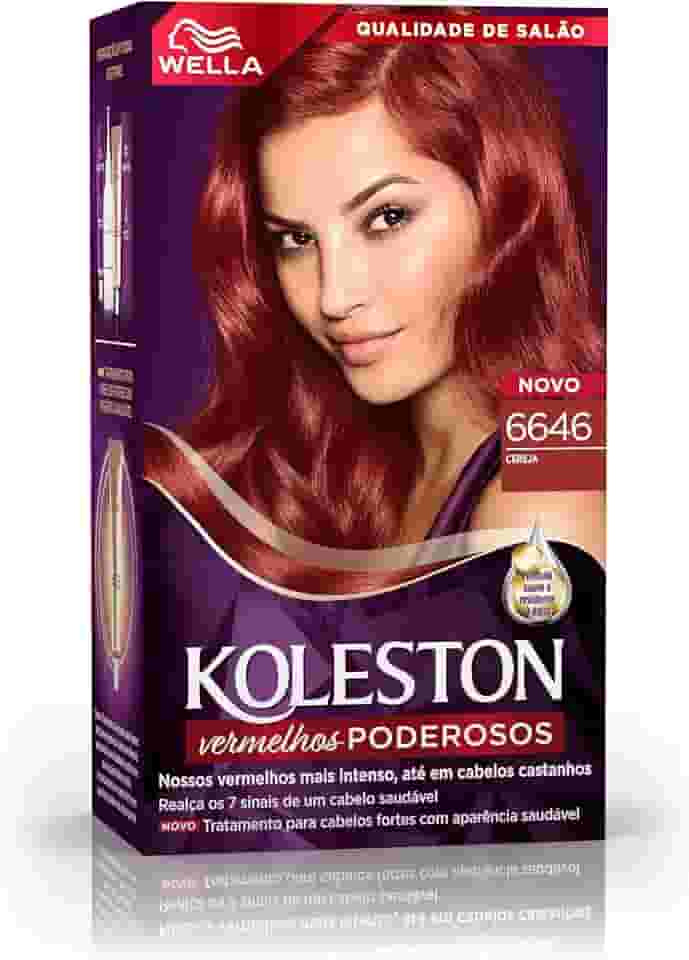 Koleston Tinta De Cabelo Borgonha Vibrante 6646 4446