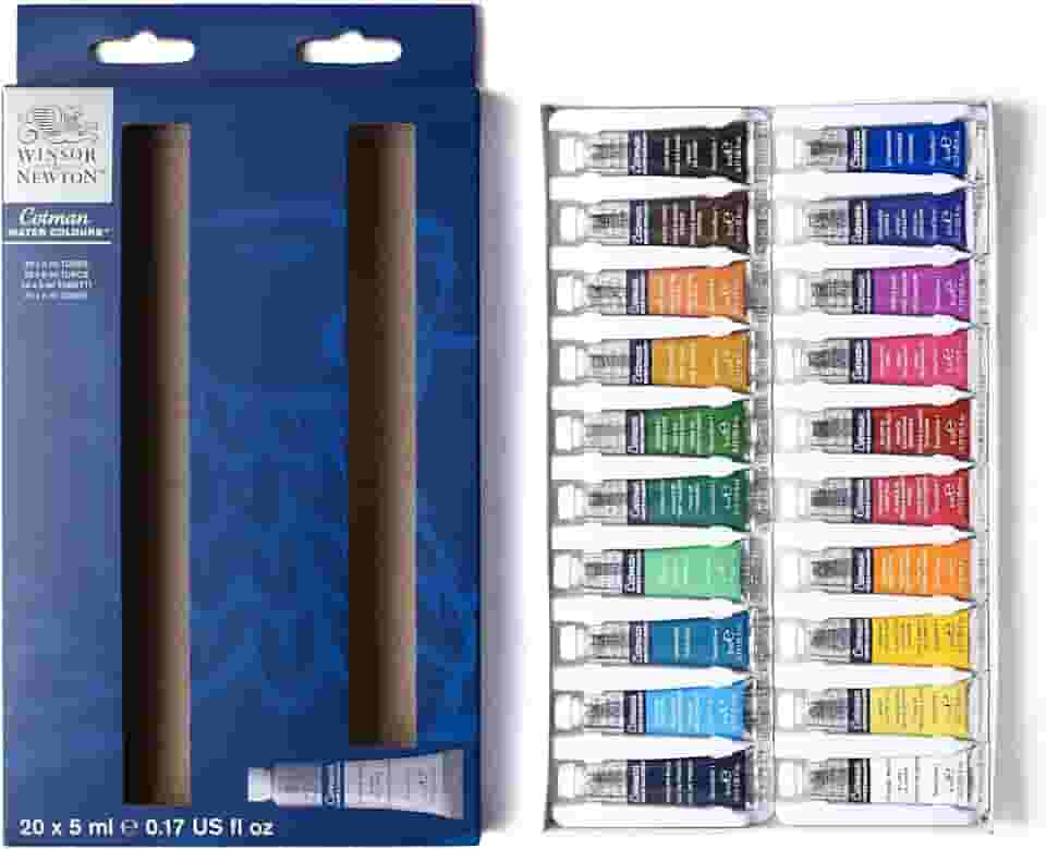 Aquarela Winsor & Newton Cotman 5ml 20 Cores