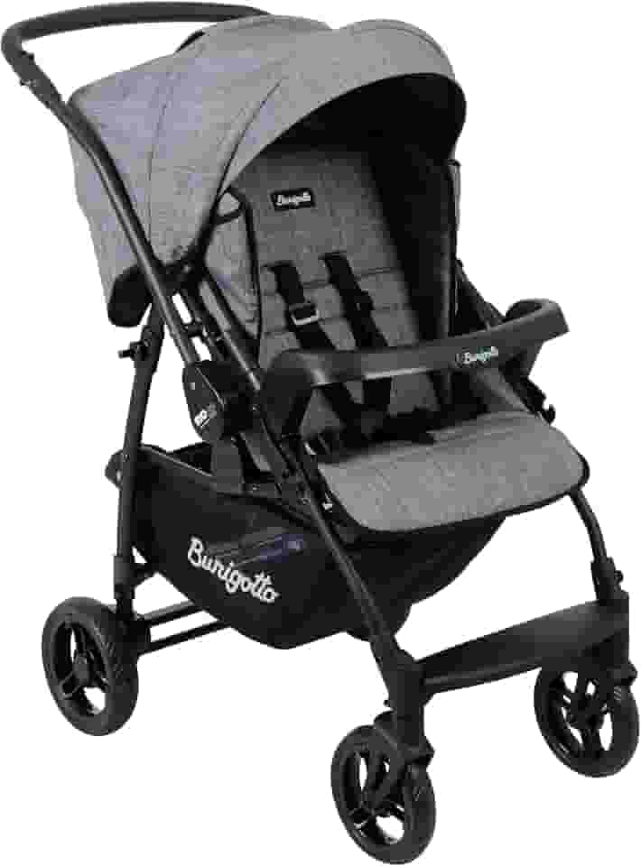 Carrinho de Bebê Burigotto RIO 22 Reversível Até 22kg Cinza Mesclado