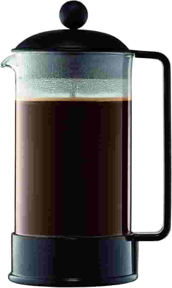 Prensa francesa Bodum Brazil French Press 1548-01US, 1 litro, preto