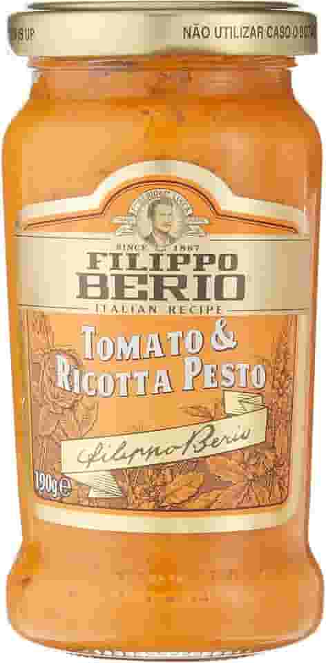 Molho Pesto de Tomate com Ricotta Filippo Berio 190g