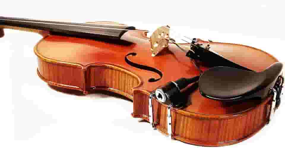 KNA Captador Piezo Portátil VV-3 para Violino e Viola – Sensor Leve Montado em Ponte, Som Acústico Natural, Fácil Instalação, Conector de Saída de 1/10.2 cm, Sem Modificação de Instrumento, Feito à