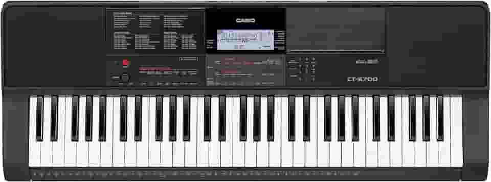 Teclado Musical Casio CT-X700 61 Teclas, 600 timbres e 48 notas de polifonia – Bivolt