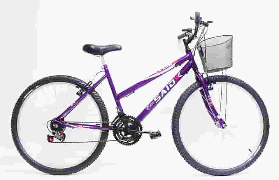 Bicicleta Aro 26 Feminina De Passeio 18 Marchas Saidx