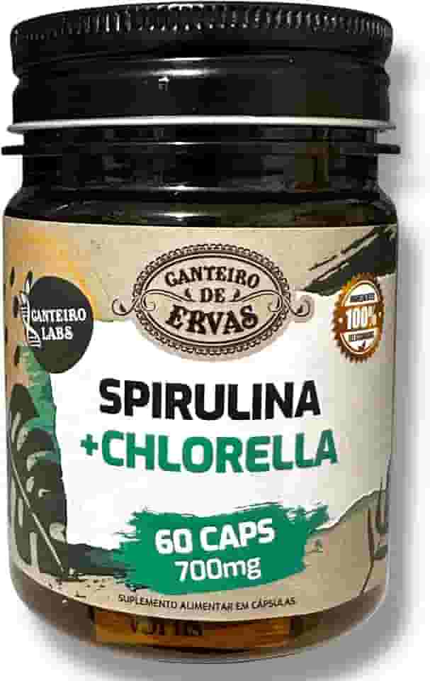 Spirullina + Chlorella 700mg 60 cápsulas
