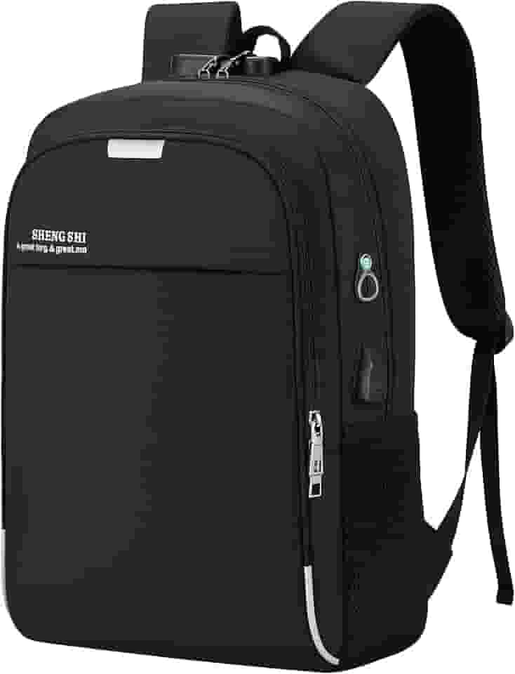 Mochila Executiva Unissex para Notebook até 15.6” - com Entrada USB e Passa-fio para fone – Ideal para Faculdade, Trabalho e Viagens – Antifurto, Reforçada e Confortável - Masculina e Feminina