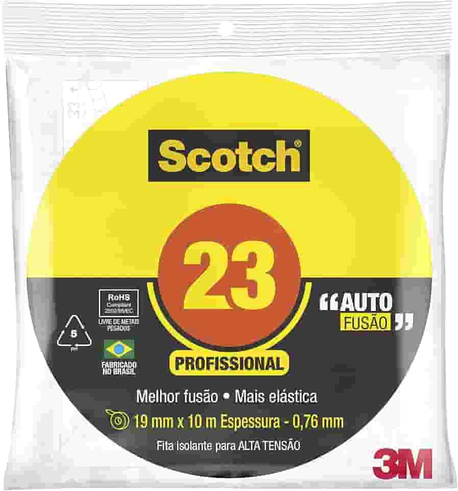 Scotch, 3M, Fita de Autofusão, 23, 19mm x 10m