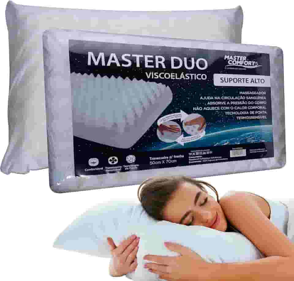 Travesseiro Nasa Master Duo Suport Alto Master Comfort