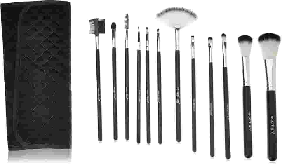 Macrilan Kit Com 12 Pincéis Para Maquiagem - Kp1-5E