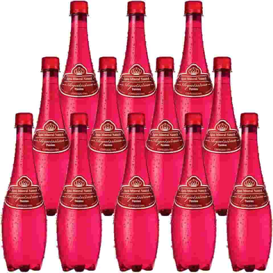Água Mineral com Gás Acquíssima 510ml 12 Unidades