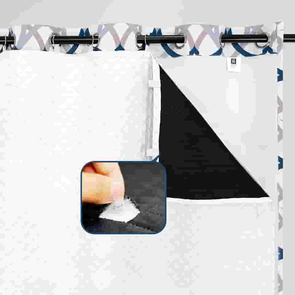 DriftAway Forro de cortina acolchoado com isolamento térmico à prova de som para quarto, barreira de som, blecaute, calor frio, redução de ruído, economia de energia, 127 cm x 127 cm, branco