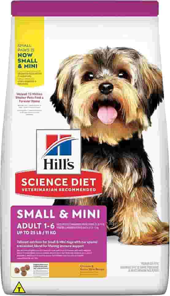 Hill's Science Diet, Ração, Cães Adultos, Pequenos e Mini, Frango, 2,04 kg