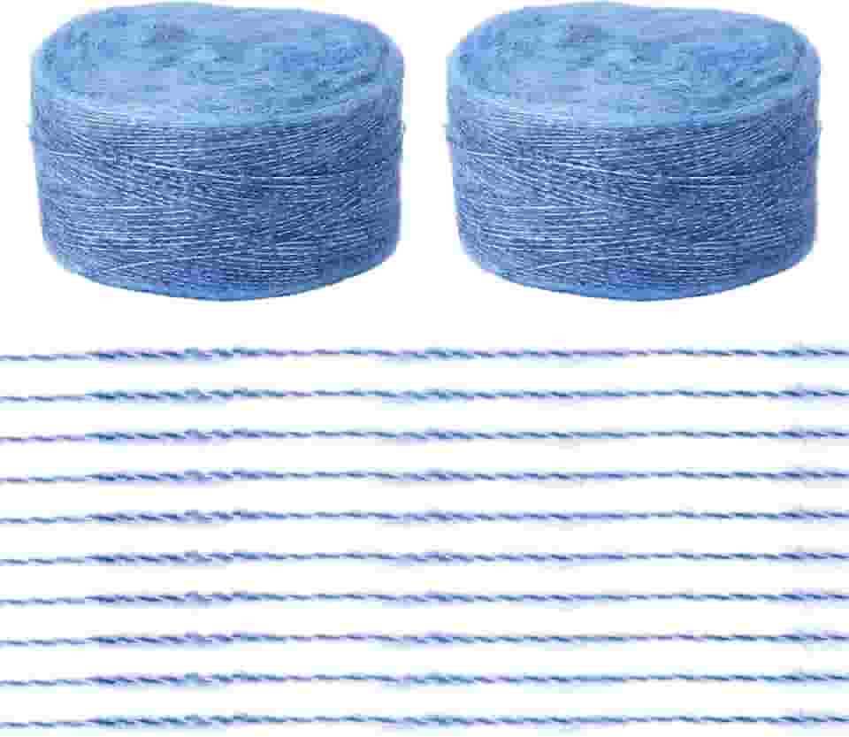2 rolos de seda mohair fios luxuosos mohair macio longo angorá fio de lã de 1 mm fio fofo para crochê, tricô, suéter, roupas, chapéus, cachecol faça você mesmo, suprimentos de linha de