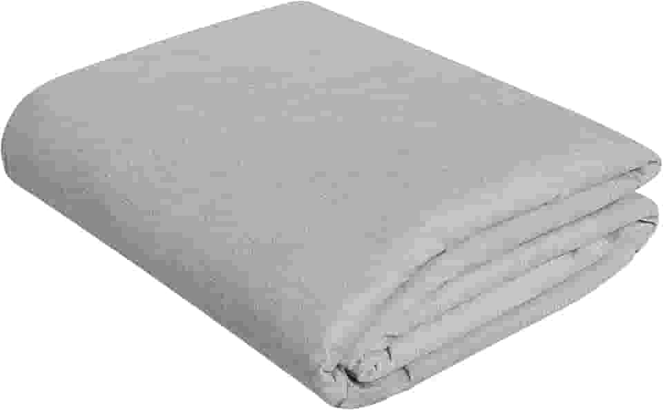 Metaltec Forro Capa Manta Protetora Térmico De Tábua De Passar Roupa Pequeno Pluma Metalizado medidas 103x42 cm - 100% Algodão Cinza