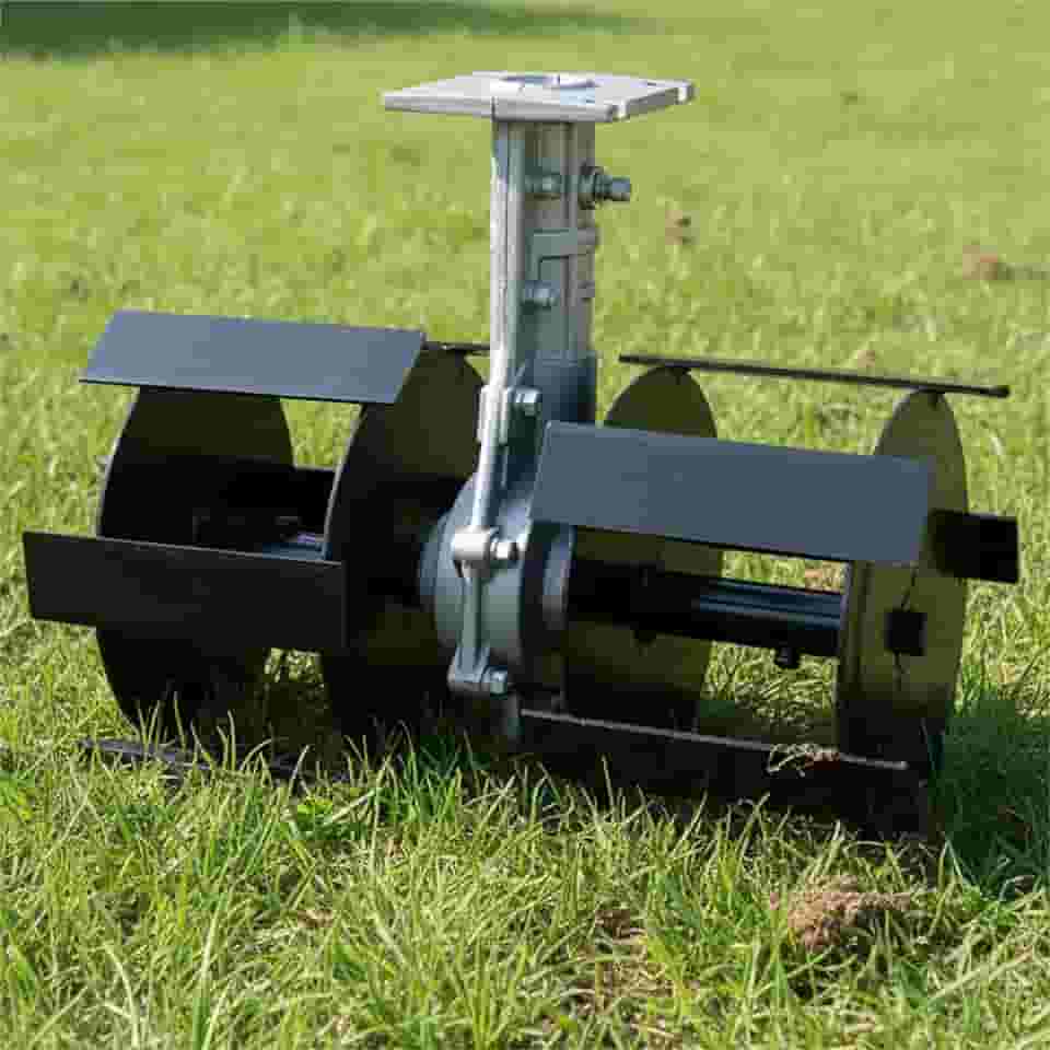 Enxada Rotativa Para Roçadeiras 360mm Tubos 26mm e 28mm Eixo Quadrado e Estriado (26mm 9 Estrias)