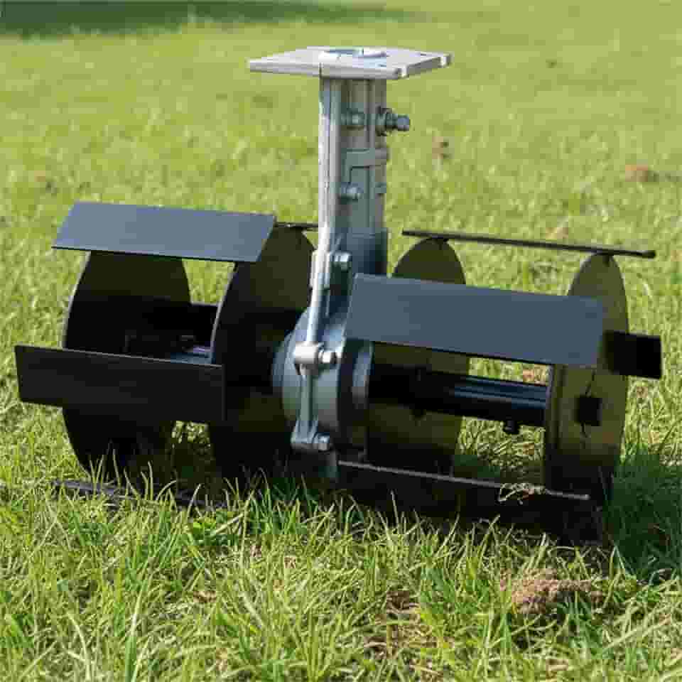 Enxada Rotativa Para Roçadeiras 360mm Tubos 26mm e 28mm Eixo Quadrado e Estriado (26mm 9 Estrias)