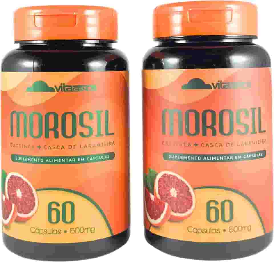 Kit 2 Morosil + Cactinea + Casca de Laranja 60 Caps Cada Suplemento Natural VitaGenus