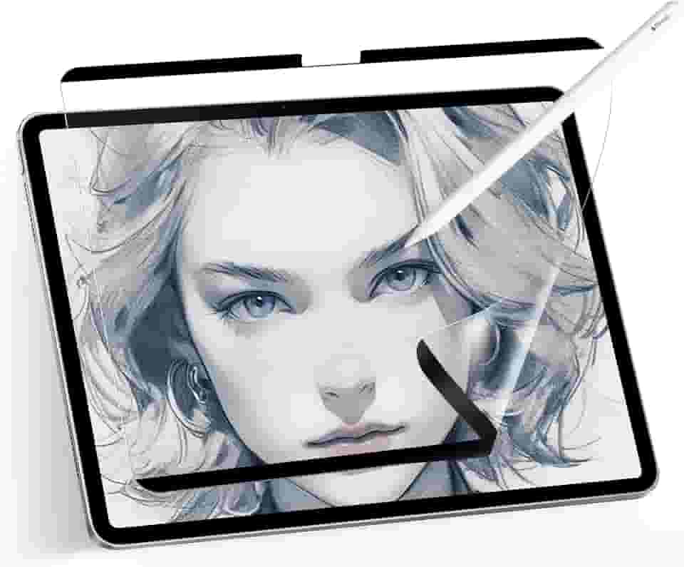 Protetor de Tela Adeway Magnético com Sensação de Papel para iPad 10.9" (Chip A16, 10ª/11ª Geração 2022-2025) - Película Fosca Removível, Anti-Reflexo, Compatível com Apple Pencil