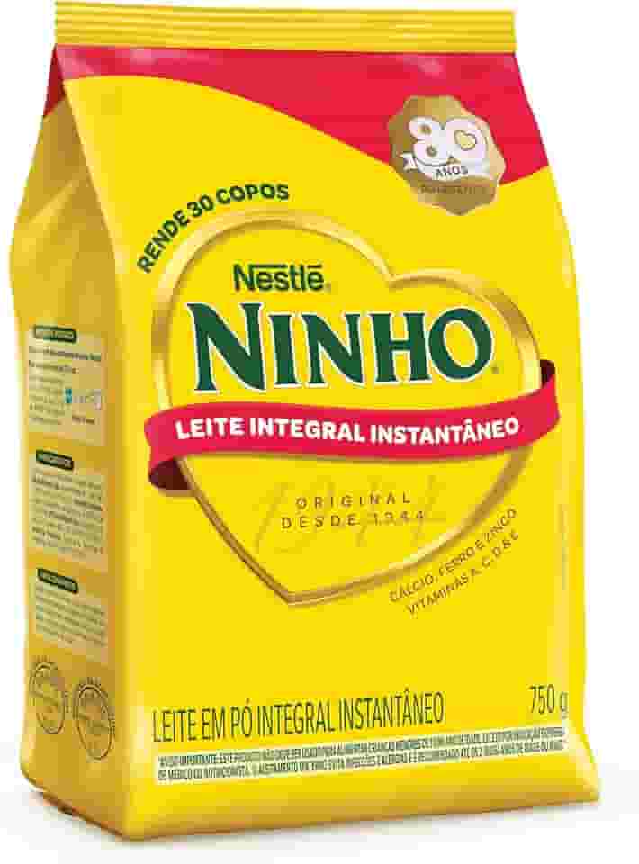Leite em Pó Ninho Integral Instantâneo Sachê 750g