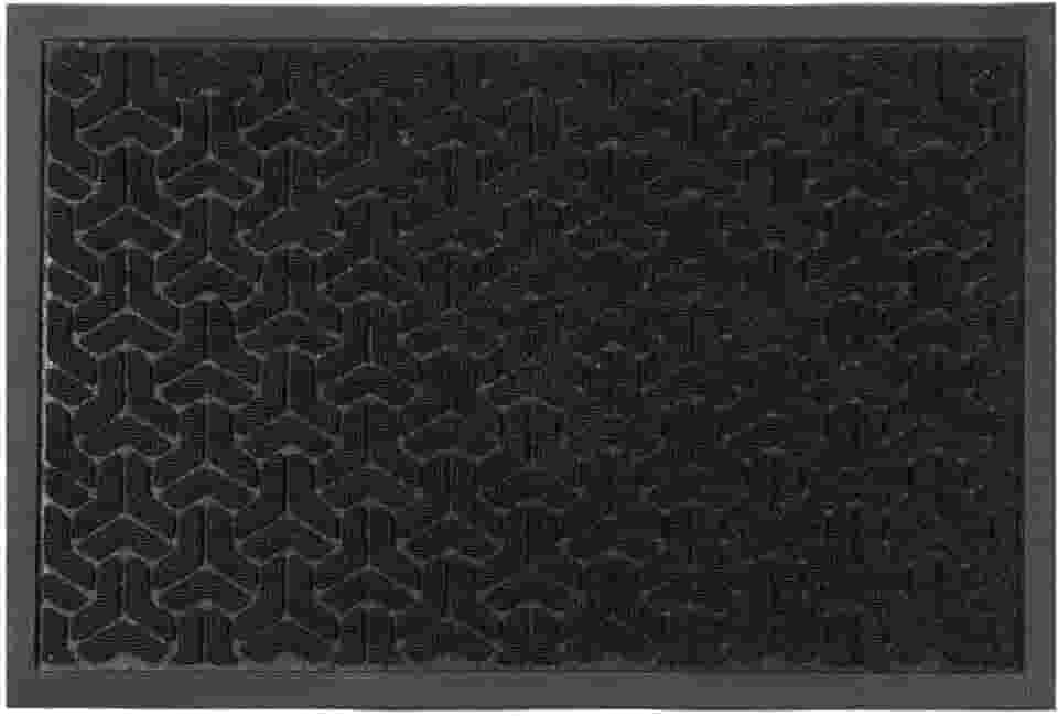 Kapazi, Tapete Capacho Waterkap Residencial 40Cm X 60Cm Grafite