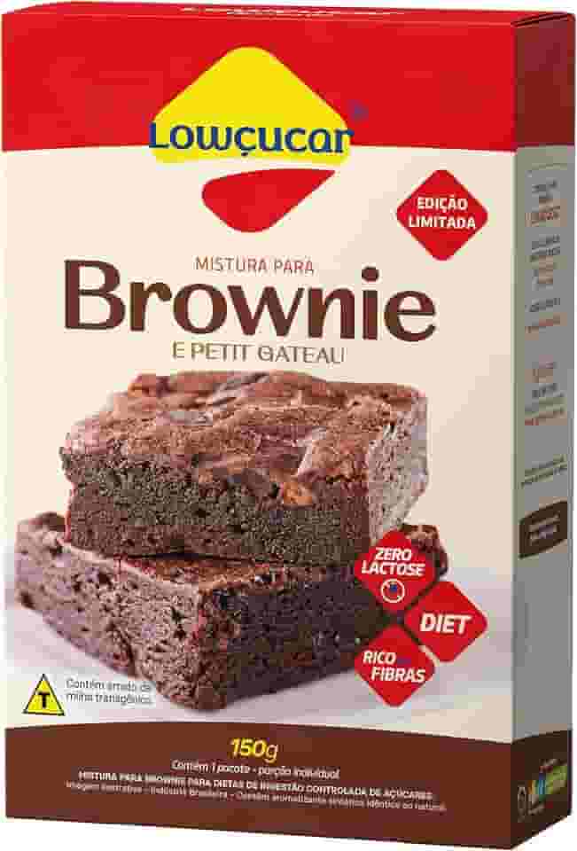 Lowçucar Mistura para Brownie e Petit Gateau Zero Lactose 150g