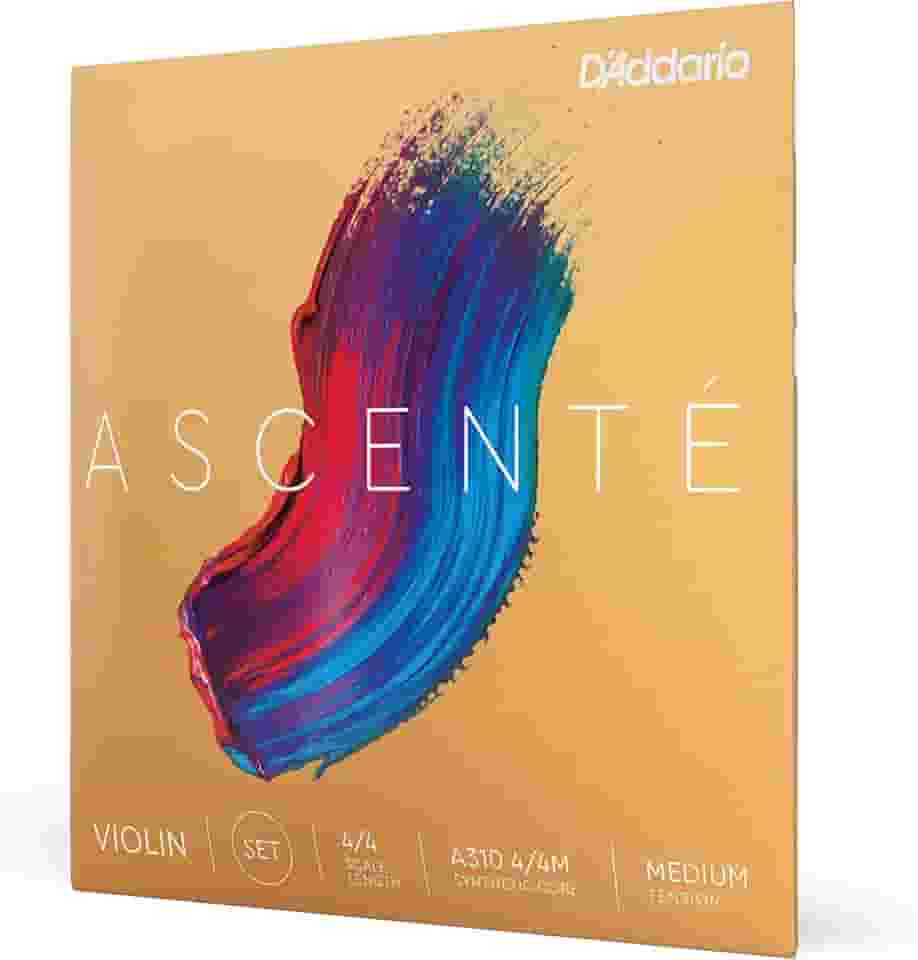 Encordoamento Para Violino Tensão Média D'Addario Bowed Ascenté A310 4/4M