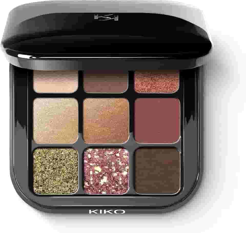KIKO MILANO, New Glamour Multi Finish Eyeshadow Palette, Paleta de Sombras, Cor