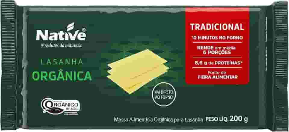 Massa para Lasanha Orgânica Native 200g