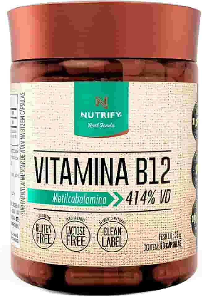 Nutrify - Vitamina B12-60 cápsulas